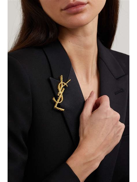 ysl brooch brown thomas|saint laurent brooches.